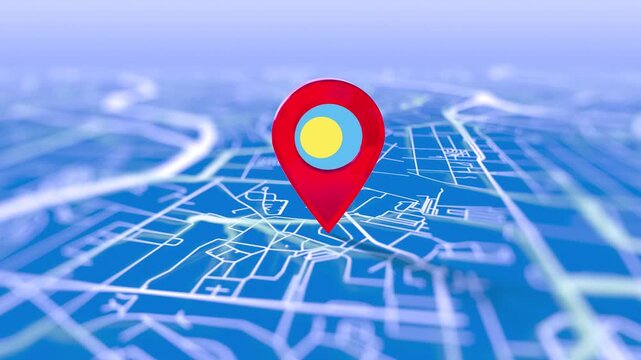Palau Flag Pin Location On Digital Map Revealing By Cloth