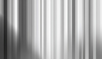Vertical gray and white bands create an abstract minimalist pattern with light and shadow