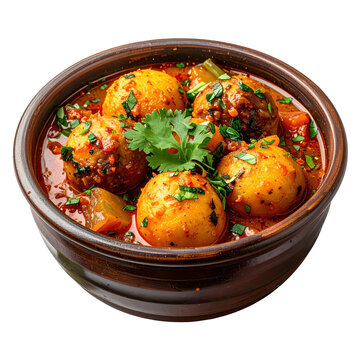 Classic fante kenkey and stew, a staple ghanaian dish made from fermented maize, cleanly isolated on white background with copy space