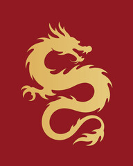 red chinese dragon