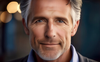 Retrato profesional, solo hombros y cabeza, brazos recortados, fondo limpio, alto realismo.