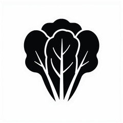 Leafy Greens Vegetable Silhouette