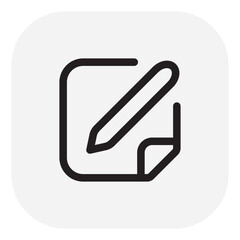 Edit Note Icon