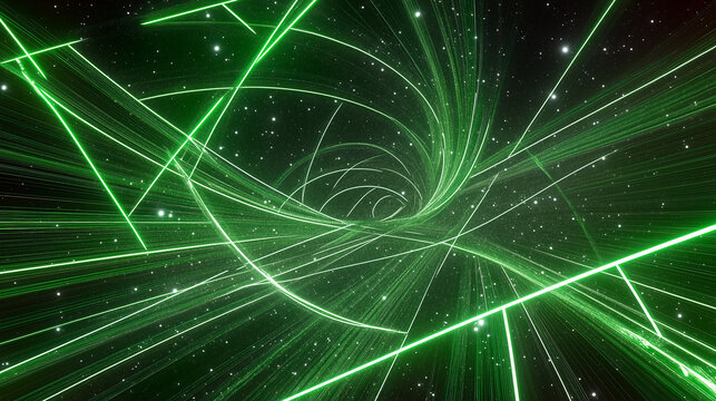 green Glowing Neon Motion Lines and Light.PNG. green Glowing Neon Motion Lines and Light green Abstract Trails. Shine Effect with Starburst, Sunshine Beam, Glow Wave ai generated