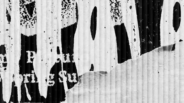 Abstract grunge paper collage animation loop