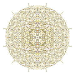 Modern Round mandala, decorative element.