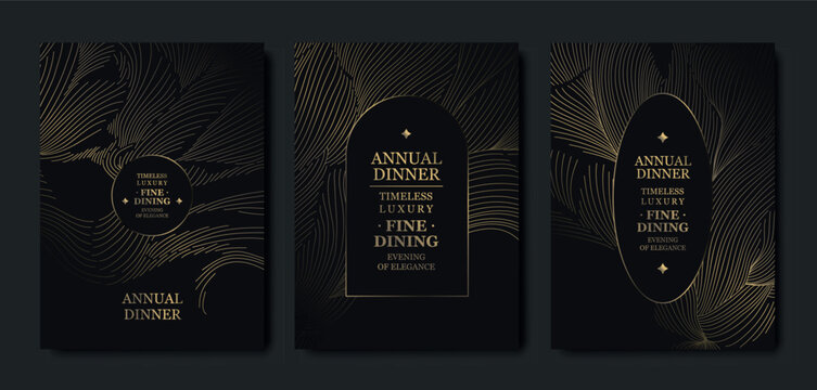 Elegant gold gala background, fine line details. Premium abstract design, geometric patterns, VIP event invitations, formal cards, posters, flyers, awards