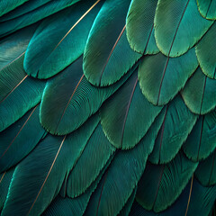 Close-up macro view of overlapping dark green leaves showcasing texture