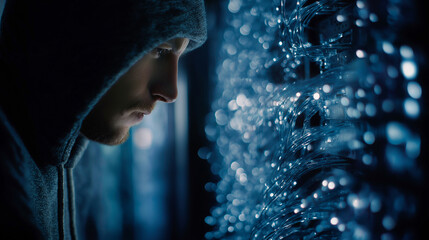 Hackers try to influence the structure of computer networks.