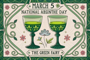 Celebrate National Absinthe Day March