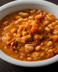 Creamy Bean Soup with Sun-Dried Tomatoes
