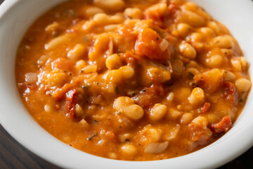 Creamy Bean Soup with Sun-Dried Tomatoes