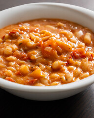Creamy Bean Soup with Sun-Dried Tomatoes
