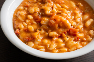 Creamy Bean Soup with Sun-Dried Tomatoes