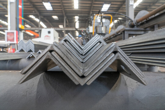 Cross section of angle steel used in the production of iron tower components