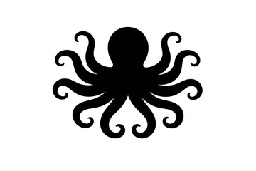 Obraz premium Solid black color on a completely transparent background image usage.