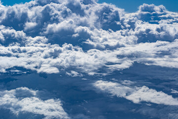 Beautiful blue sky with clouds background.Sky clouds.Sky with clouds weather nature cloud blue