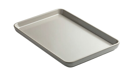 Empty Silver Baking Pan Isolated On Transparent Background For Cooking And Food Preparation In Kitchens And Restaurants For Baking Cakes And Cookies