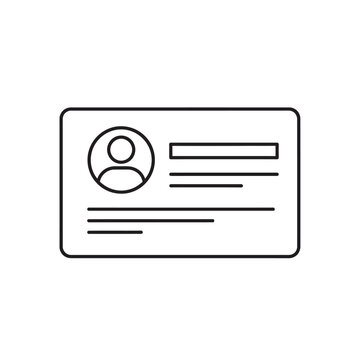 Close-Up of Identity Card with Personal Details and Photo for Identification Purposes