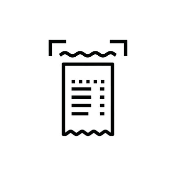 Digital Invoice Document with Receipt Icon for Financial and Business Use