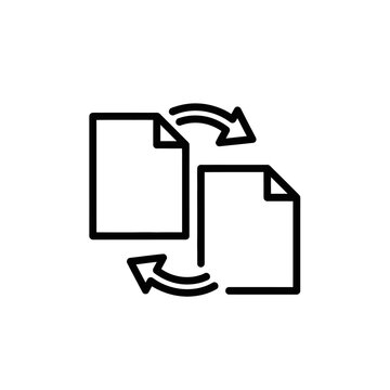 Document Transfer and Data Exchange Symbol for Digital Communication
