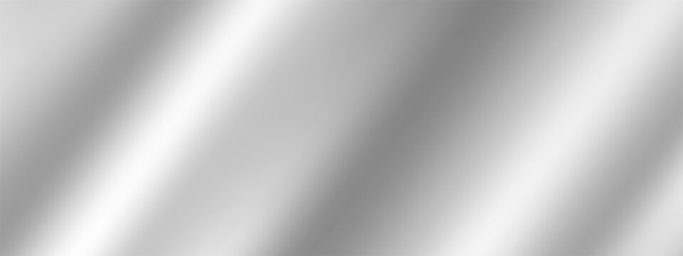 Silver mirror gradient texture background with glossy light