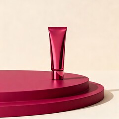 Carmine Curvature: Matte UV Shield