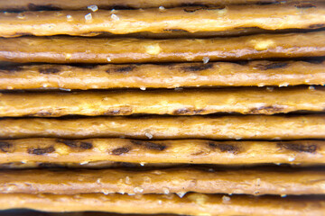 Salted sticks, a tasty snack.
