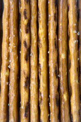 Salted sticks, a tasty snack.
