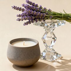 Serenity & Style: Lavender & Lucite