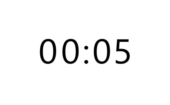 10 to 1 second modern digital countdown timer neon light style on black background, 10 seconds simple countdown timer.10 second technology digital neon led light game timer animation background