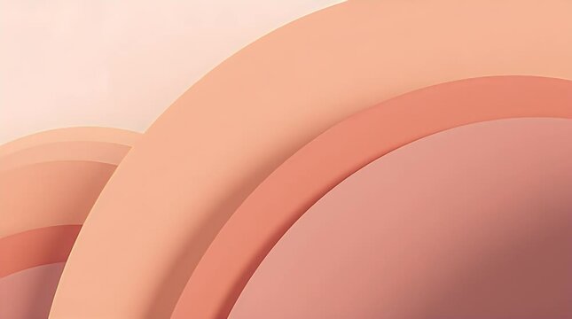A modern abstract illustration of layered circular forms gradually shifting forward, symbolizing time, momentum, and continuous movement, soft gradients, clean composition, contemporary abstract desig