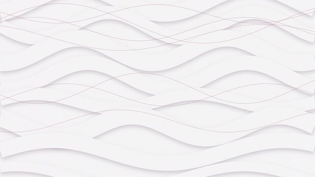 Abstract White Wave Pattern for Creative Projects