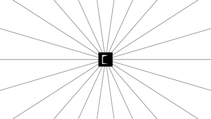 Obraz premium Room perspective grid background 3d Vector illustration