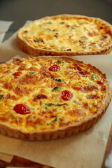 Pies with delicate dough and delicious fillings