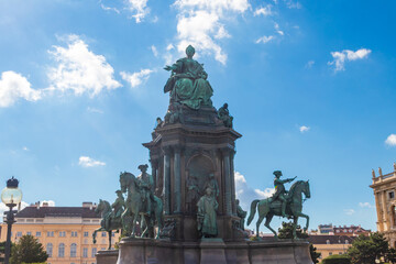 Fototapeta premium Monument of empress Maria Theresia in Vienna, Austria
