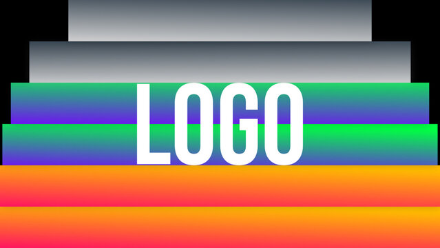 Logo Transition 6 Slide Scale Bottom to Top