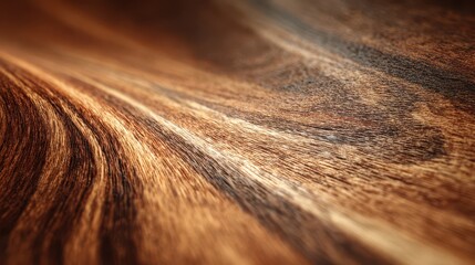 Walnut wood texture close-up: grain pattern and warm brown veneer for luxury finishes