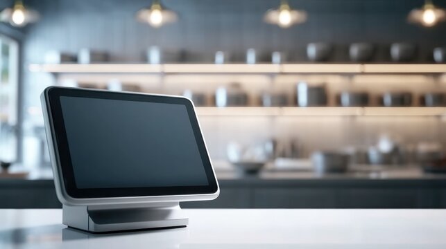 Modern point of sale system in a commercial setting