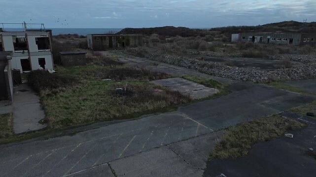 Disused Octel chemical facility aerial view exploring abandoned industrial factory wasteland