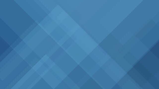 Abstract blue geometric slwo motion loopable background aniomation, overlapping transparent triangle shapes, modern minimal design