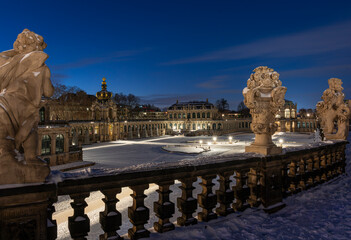 Winter im Dresdner Zwinger