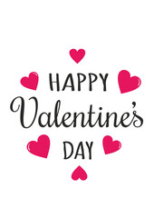 Happy Valentine's Day - beautiful Valentine's Day card, best on the web, vector, png without background