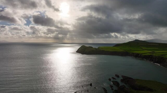 wild Ireland Kenmare Bay and Dingle Peninsula dramatic Skys and landscape