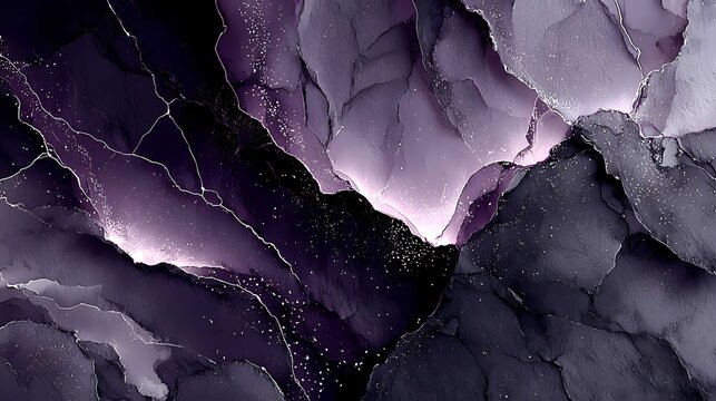 Abstract purple marble texture with veined pattern