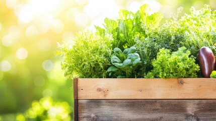 A Blooming Garden: A thriving garden, overflowing with vibrant green vegetables. A celebration of nature's bounty and the rewards of nurturing growth, bathed in the gentle warmth of sunlight.