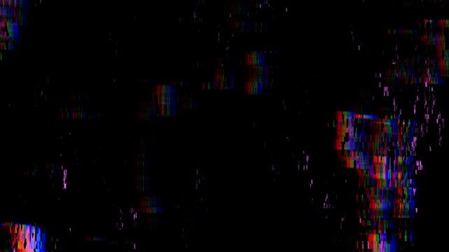 Abstract digital glitch mosaic background with pixel noise and corrupted data texture
