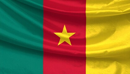 Obraz premium Flag of Cameroon