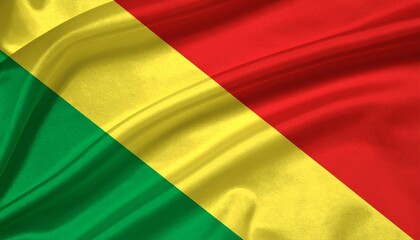 Obraz premium Flag of Republic of the Congo 