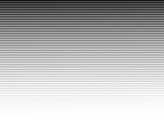 Fototapeta premium Black Horizontal Line Halftone Gradient Vector Pattern. Monochrome Abstract Texture with Parallel Stripes Thick to Thin. Straight Lines Background. Vector Illustration.